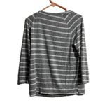 MTX gray striped long sleeve top Size L Photo 1