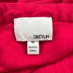 Greylin Crochet Boho Womens Top Sz M Peasant Festival Red Dainty Coastal Folk Size M Photo 9