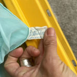 Vintage nightgown by Radcliffe size small baby blue sheer chiffon lace babydoll Photo 7