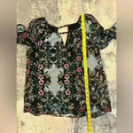 I.N. San Francisco Womens Floral  Blouse Photo 7