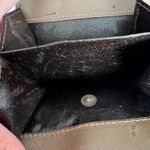 Mario Valentino  Vintage Brown PVC Logo Wallet, 4.25"x4"x1" Photo 8