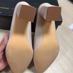 IDIFU Elegant Nude Block Heel Pumps Photo 4