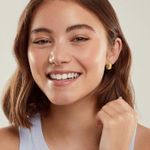 9 Pairs Chunky Hoop Earrings Set, 14K Gold Hoop Earrings for Women Hypoallergenic, Thick Open Twisted Huggie Gold Hoops Earring Gold Jewelry Set for Women Gifts Photo 2