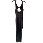 Danielle Guizio Guizio Black Wrapped Cut Out Maxi Dress size small Photo 7