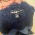 Minnie Rose  cropped cashmere stripe preppy sweater size medium Photo 5