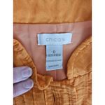  Women's Mandarin Collar Lightweight Blazer Chicos 0 US 4 Tangerine Photo 5