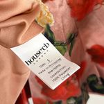 House Of CB  Toira Long Sleeve Satin Corset Minidress in Rose Print Size Small Photo 8