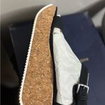 Adrienne Vittadini Womens Chaps Ankle Strap Wedge Black Platforms Wedges Photo 6