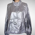 Under Armour Silver Half Zip Woven Anorak Jacket | Medium | EUC Photo 0