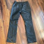 Gap VTG  100% Leather Mid Rise Boot Cut Pants Photo 4