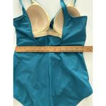 MiracleSuit  Must Haves Oceanus One Piece Swimsuit Size 14 Turquoise Ruching Slim Photo 7