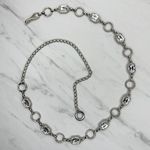 Rhinestone Silver Tone Chain Link Belt Small/Medium (S/M) ✨ Photo 0
