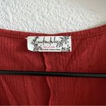 Free People Intimately Lightweight Front Button Ribbed Tee Baby T-Shirt XS Photo 1