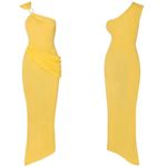 NWT BAOBAB Lyn Maxi Dress in Carambolo Yellow Size Small Photo 7