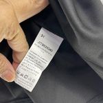 SheIn Women's One Shoulder Long Sleeve Ruffle Midi Dress Size 1XL Solid Black Photo 6