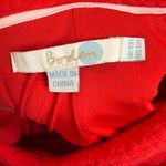 Boden Sixties Jacquard Dress Long Sleeve Holiday Christmas Red Size 6 Photo 5