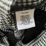 Derek Lam  10 CROSBY
Plaid Crop Flare Trousers In Black-white Photo 7