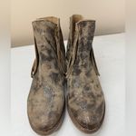 Circle G Corral by Studded Metallic Fringe Booties- Size 8.5 Photo 4