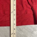 Liz Claiborne  L Red‎ Blouse Short Sleeve Stretch Career Z-335 Photo 4