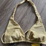 🦋4/$25 Gold Bikini Top Size Small Photo 6