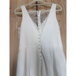 Lulus NWT Long-Lasting Love Ivory Lace V-Neck Mermaid Dress Wedding Bride Size L Photo 5