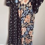Rebecca Taylor NEW silk blend Mixed-Print Floral Maxi Dress 10 Photo 6