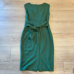 Boden Jessica Ponte Dress Tie Front Jersey Knit Cotton Blend Size 8P Petite Green Photo 5
