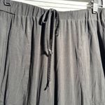 YALA Womens Black Buttersoft Jersey Lounge Pants L Drawstring Bamboo Spandex Size L Photo 3