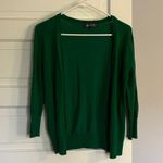 Ye Mak Sweater — Kelly Vibrant Green Cardigan Size M Photo 0