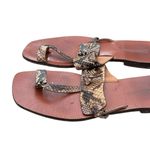 Zimmermann KNOTTED SANDAL NATURAL SNAKE sz 40 Photo 1