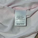 ALC Frank A.L.C. Pale Pink Rumi Tee Scoop Neck Puffed Sleeve Slim Fit Cotton Size XS Photo 3