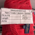 Brooks Brothers  Cable Knit Golden Fleece Sweater Red Small Photo 7