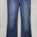 joe's jeans Women's The Rocker Lean Flare Fit Frayed Ends Medium Wash Size 28 Photo 0