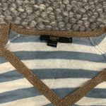 seventy vinezia blue white striped gold trimmed knit top
size 44 Gray Photo 3