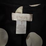 Chico's Chico’s SZ 1 (Medium) Blazer Jacket 1-Button V-Neck Notched Collar Lined Black Photo 8