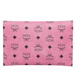 MCM Visetos Leather Clutch Bag in Pink New with Tag Photo 3