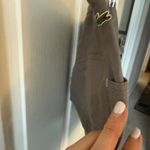 Lacoste 100% Linen Brown Gray Drawstring Skirt Women's Size 42/10 Photo 4