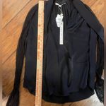 Nordstrom Black Lace Detail Top shirt blouse woman’s small NWT Photo 6