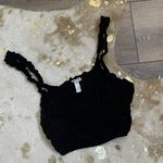 Free People  intimately black smocked crop top Photo 0