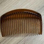 Vintage Plastic Brown Hair Comb Photo 0