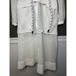 FP Movement Under The Sea Jacket Womens Large White Mesh Longline Convertible Photo 2