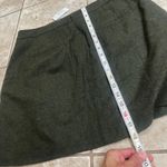 Madewell  Heather Expedition Olive Green Wool Blend A-Line Skirt Sz  12 nwt cargo Photo 6