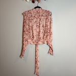 Bardot  Pink Remi Pink Gardenia Floral Printed High Neck Blouse Photo 5