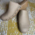 Falls Creek Womens Size 11 Willa Faux Leather Clog Slip On Shoe Tan Photo 0