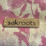 Sakroots  Artist Circle Linen Uncoated Canvas Foldover Crossbody, Rose in Bloom‎ Photo 5