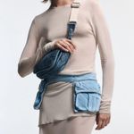 ZARA Denim Crossbody Bag Photo 1