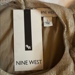 Nine West Shimmering Gold Halter Top Women Size Large Photo 1