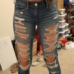 American Eagle Outfitters distressed jeans Blue Size 27 Photo 0