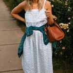 Madewell Summertime Cami Midi Dress in Seersucker Gingham Photo 0