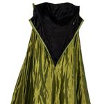 Jessica McClintock Vintage Gunne Sax Strapless Olive‎ Green  Formal Dress Gown Photo 5